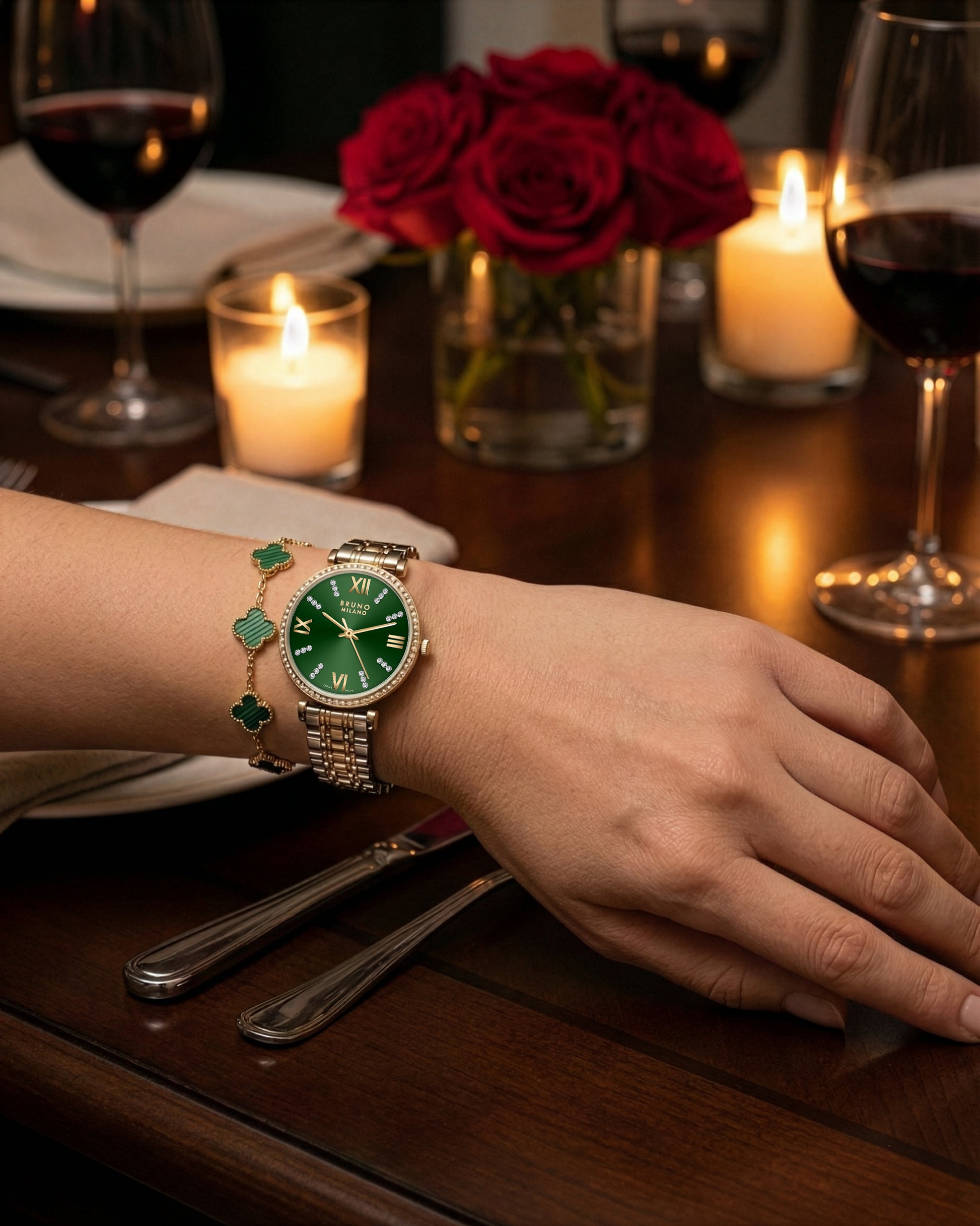 LIMITED EDITION - Ambrosiana Chic con Braccialetto - Verde