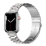 Three Link Apple Strap - Silver