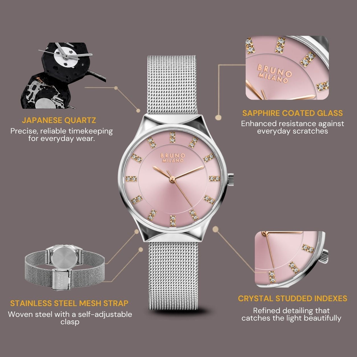 Lombardy Luxe - Rosa