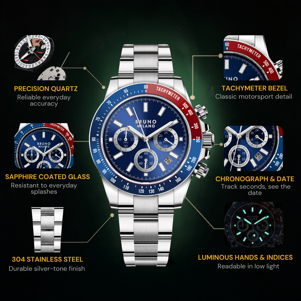Doppio Chrono - Blu Rosso