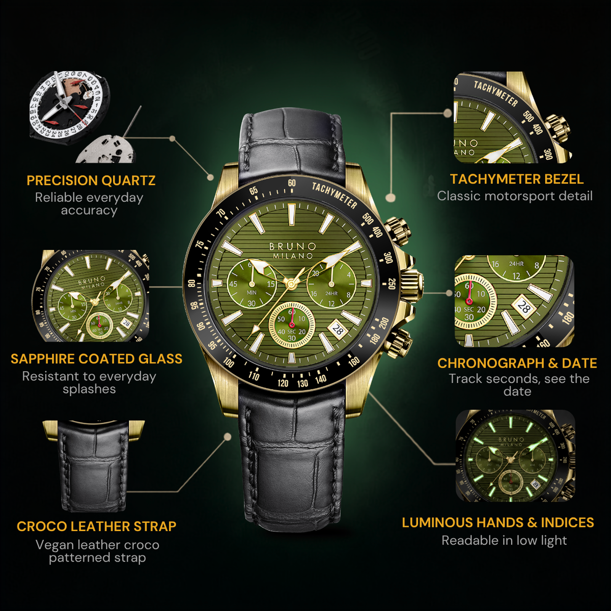 Vittorio Chrono Transizione - Antico Verde
