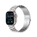 Three Link Apple Strap - Silver