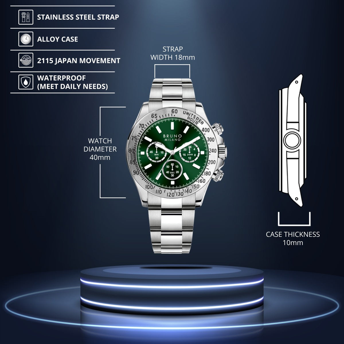 Brera Chrono - Verde