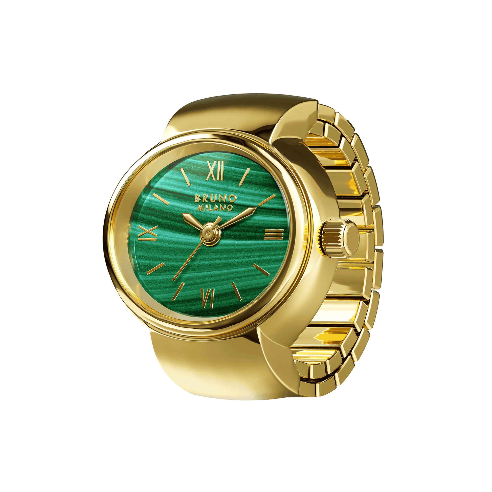 BRUNO MILANO Ring Watch for Women and Girls | Stretchable adjustable band | Stainless Steel | Jewellery Accessories