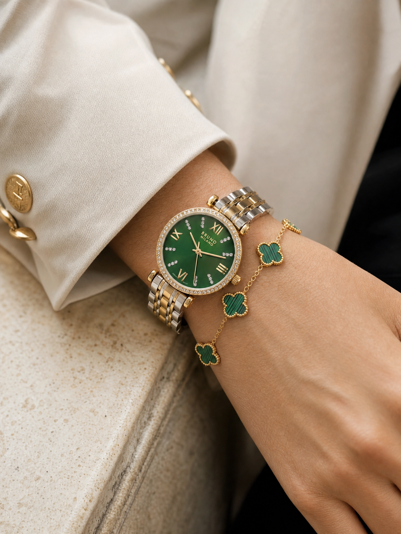 LIMITED EDITION - Ambrosiana Chic con Braccialetto - Verde