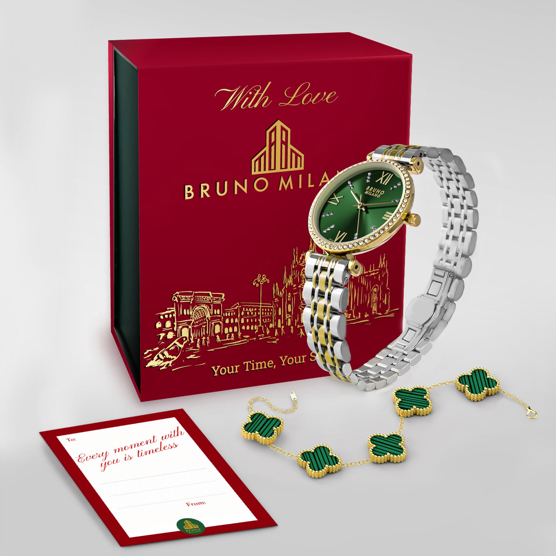 LIMITED EDITION - Ambrosiana Chic con Braccialetto - Verde