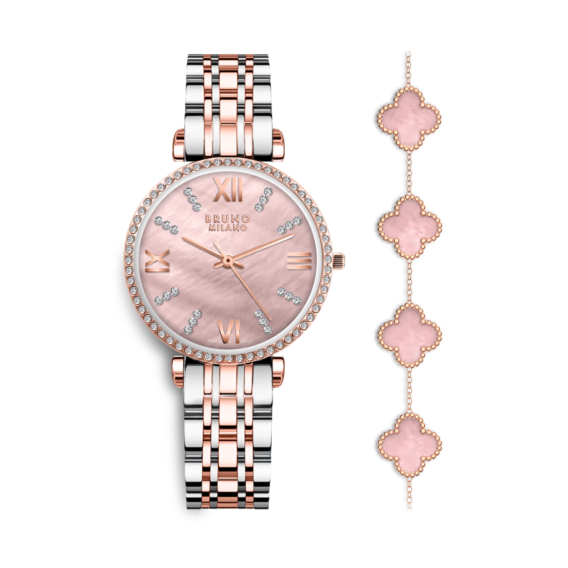 LIMITED EDITION - Ambrosiana Chic con Braccialetto - Perla Rosa